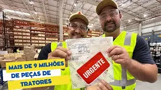 Visitei o estoque de pecas da AGCO. Mais de 9 milhões de pecas de Massey, Valtra e Fendt.