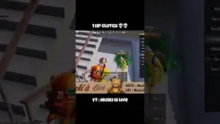 1HP CLUTCH 💀 #bgmilive #bgmicustomroomlive #pubgmobile #girlgamer #bgmishorts #trending #pubgmobile