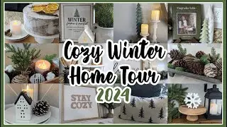❄️ 2024 COZY WINTER HOME TOUR│WINTER HOME DECORATING IDEAS│NEUTRAL FARMHOUSE DECOR