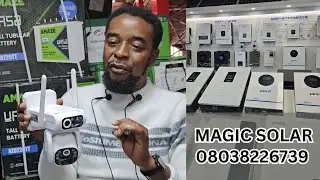Promo prices and detailed explanation of solar panels,  security systems and solar energy products