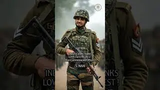 Indian Army ranks explained | subedar major to sepoy | JCO & NCO hierarchy 🇮🇳🪖