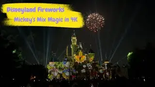 Mickey&rsquo;s Mix Magic Fireworks at Disneyland California in 4K | April 22