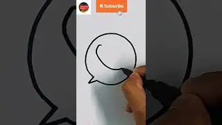WhatsApp logo drawing easy #shorts #ashortaday #viral #trending #ytshorts