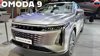 New OMODA 9 PHEV 2025 - FIRST LOOK & visual REVIEW (530HP Chinese FLAGSHIP)