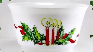 Vintage Christmas Dishes! Pyrex, Hazel Atlas, Glasbake!