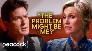 Two and a Half Men | Charlie Sits Down for Some (Much Needed) Therapy