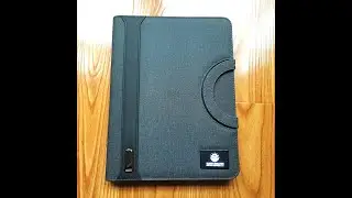 B5 Size File Folder With Wireless Charging Power Bank, USB Flash Disk, Phone Holder