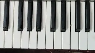 How to play major minor scales, how to play a song on keyboard, relative minor scales || Telugu