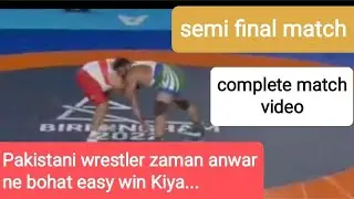 zaman anwar wrestling semi final match commonwealth games 2022 #Zamananwarcommonwealthgames #cwg2022
