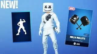 *NEW* Fortnite MELLO MALLETS Pickaxe & MARSHMELLO IS BACK.! In Item Shop