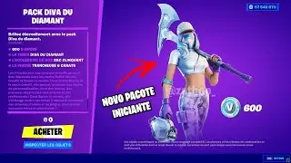 NOVO PACOTE INICIANTE DIVA DIAMANTE - FORTNITE