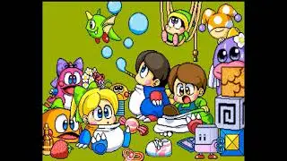 Bubble Bobble 2 (prototype) - Playstation - last boss & Good End Dragon & Human