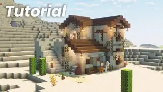 Minecraft Desert Starter House Tutorial!