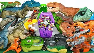 Jurassic World Unboxing Review | Bumpy Distortus Rex T-rex Therizinosaurus Giganotosaurus | ASMR