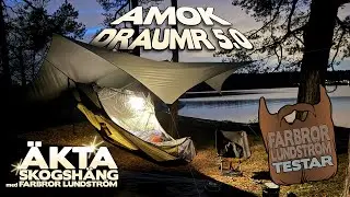 Farbror Lundström Testar Amok Draumr 5.0 Hammock Tent - Review & Tutorial - Svävande Tält?!
