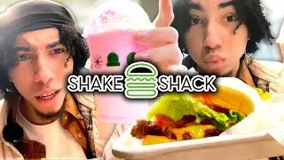 THIS SHAKE IS SO GOOD! | First Time Trying Shake Shack!