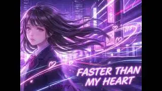 Faster Than My Heart (Nightcore) 💜 | Emotional EDM Pop | Female Vocals