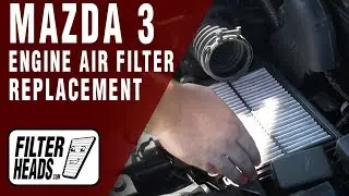 How to Replace Engine Air Filter 2012 Mazda 3 L4 2.0L | TA26280, AF5211