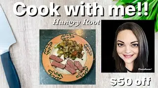 Cook with me!! Wagyu Steak & Pad Thai Stir-fry from Hungry Root  + $50 off