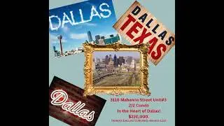 For Sale! 2/2 Condo in the Heart of Dallas! #dallasrealestate, #dallascondo4sale, #realestatedallas