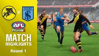 Glenelg v Sturt Highlights - ROUND 1 - AFL Evolution 2 Coach Career Mode