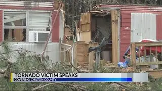 Clanton tornado victim speaks