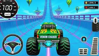 Monster Truck LAUNCHED Into the Air 😱 | Mega Ramp Jumps & Brutal Crashes (Android Gameplay)