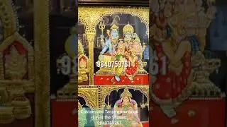 Customized Tanjore painting from my lavi's art gallery
