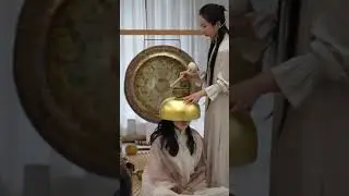 ASMR Chinese herbs head spa Singing bowls treatment
