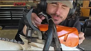 CODY is finally Cleaning his MS462 chainsaw