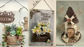 Thrifty Charm Decor Shabby Chic Vintage Rustic Home and Wall Hangings Decor Idea #thriftywallhanging