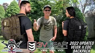 3VGEAR UPDATED REINFORCED STRENGTHENED VELOX ll 27L QUICK ACTION TACTICAL BUG OUT BAG EDC BACKPACK