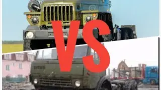 RTHD: Kamaz 4310 6x6 VS Ural 4320 6x6 Trailer ППБ20-12.005 (СКАЛЬНАЯ ПОРОДА) Village map