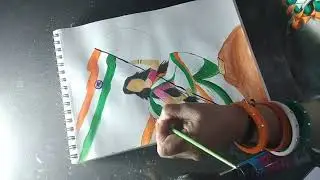 Easy Republic Day Painting Ideas#acrylic#sangetaaojha#art