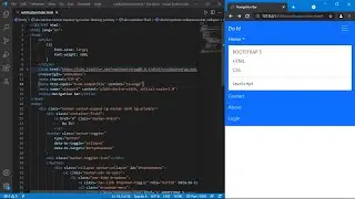Responsive Navbar with Bootstrap5 | NavigationBar Using Bootstrap5