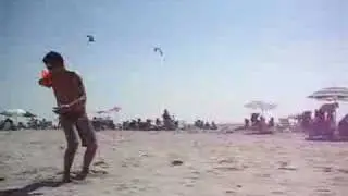 frisbee action