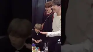 💜Jin wiping the cake icing on Namjoon while shaking hand with him💜😂🤣💜