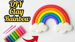DIY Clay Rainbow 🌈 | Easy Clay Art for Beginners | Creative Craft Idea