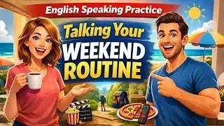 Talking your weekend routine | Practice English speaking by discussing your Saturday and Sunday