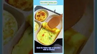 🍳 3-in-1 Breakfast Pan That Saves Time and Space #smartliving  #hometips #gadgets