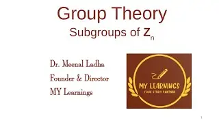 #56: Subgroups of Zn