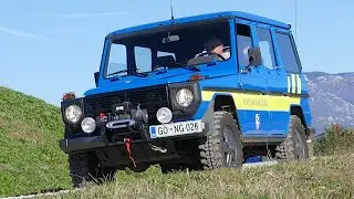 Puch (Mercedes-Benz) 300 GD, letnik 1991, še vedno zanesljiv službeni terenski avtomobil