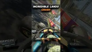Lando Norris's realistic crash #F1 #Formula1 #landonorris  #F1Shorts #F1Onboard  #f12025