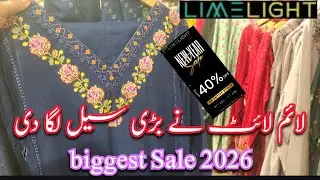 Limelight New Year Sale Start 50% | Limelight biggest Sale | Limelight Pret #limelight 