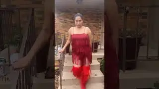 Stylish fringe dress and boots outfit#fringedress #fringeboots #redoutfit #nightoutoutfit