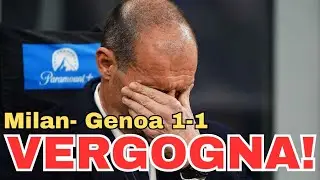 MILAN- GENOA 1-1 , MA COME C***O SI FA‼️ SONO FURIOSO!! LIVE REACTION🤬🤬