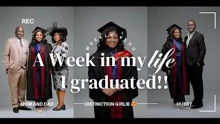 I GRADUATED WITH A DISTINCTION| Wig installation for the first time *The struggle is real!