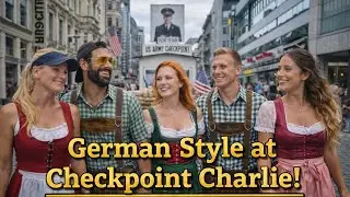 BERLIN Walking Tour 2025: Checkpoint Charlie & Mitte District | 4K City Walk