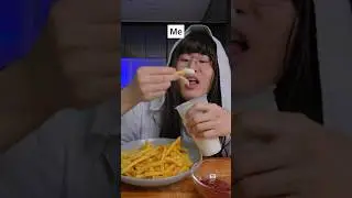 How to eat French fries