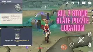 All Stone Slate Puzzle , Electro Bird Puzzle , Tsurumi Island Luxurious Chest - Timestamp in desc